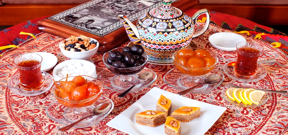 Tea and sweet and jam tasting in Baku Food and Wine Tours