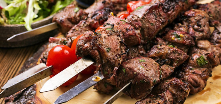 Kebab feast by Baku Food and Wine Tours